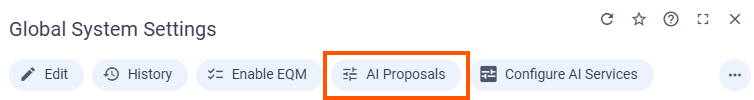 AI Proposals button