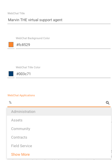 WebChat Application availability